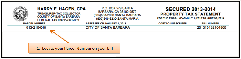 Address on your bill